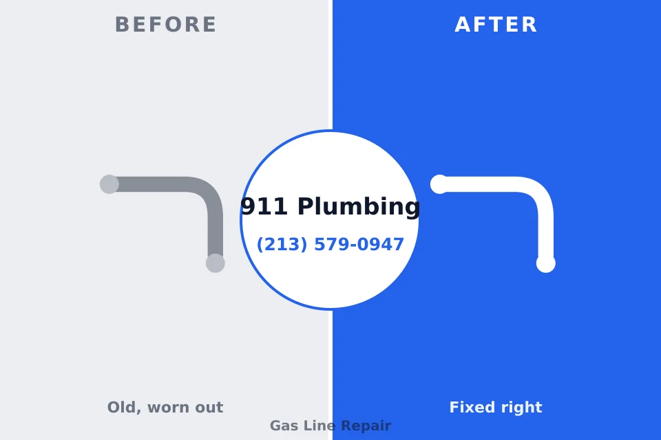 Before and after: plumbing repair Shoal Creek, AL